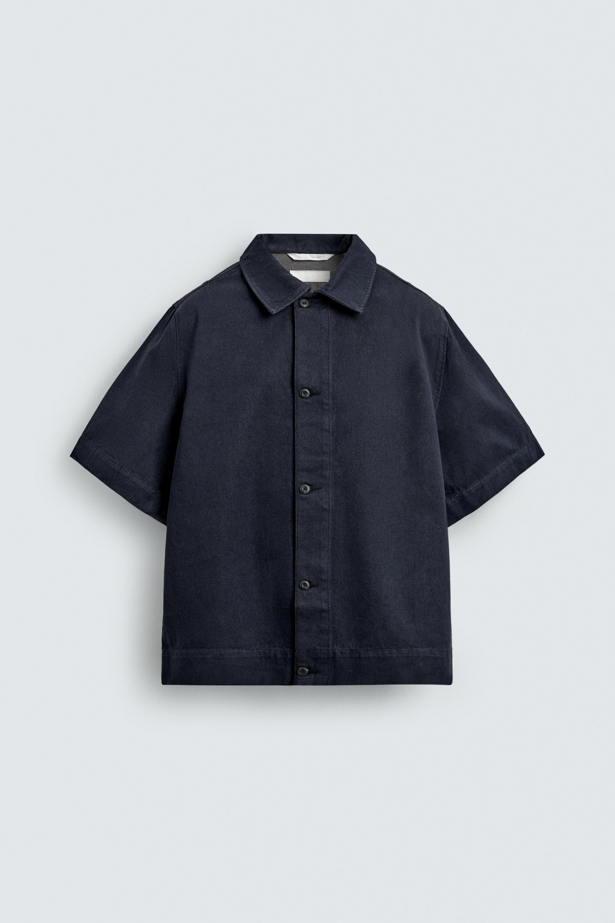 RELAXED FIT DENIM SHIRT